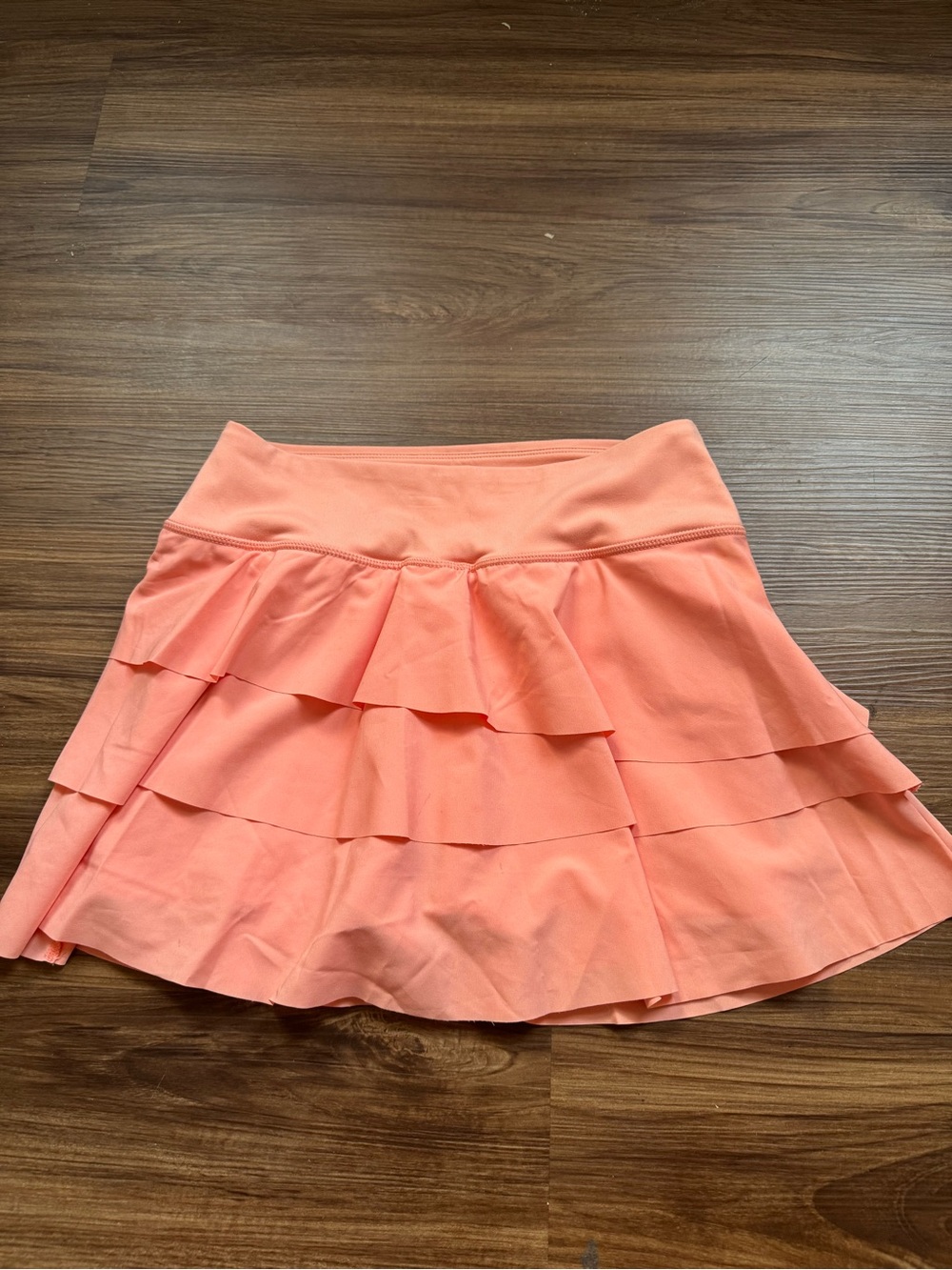 JoyLab Coral Ruffle Circle Skirt